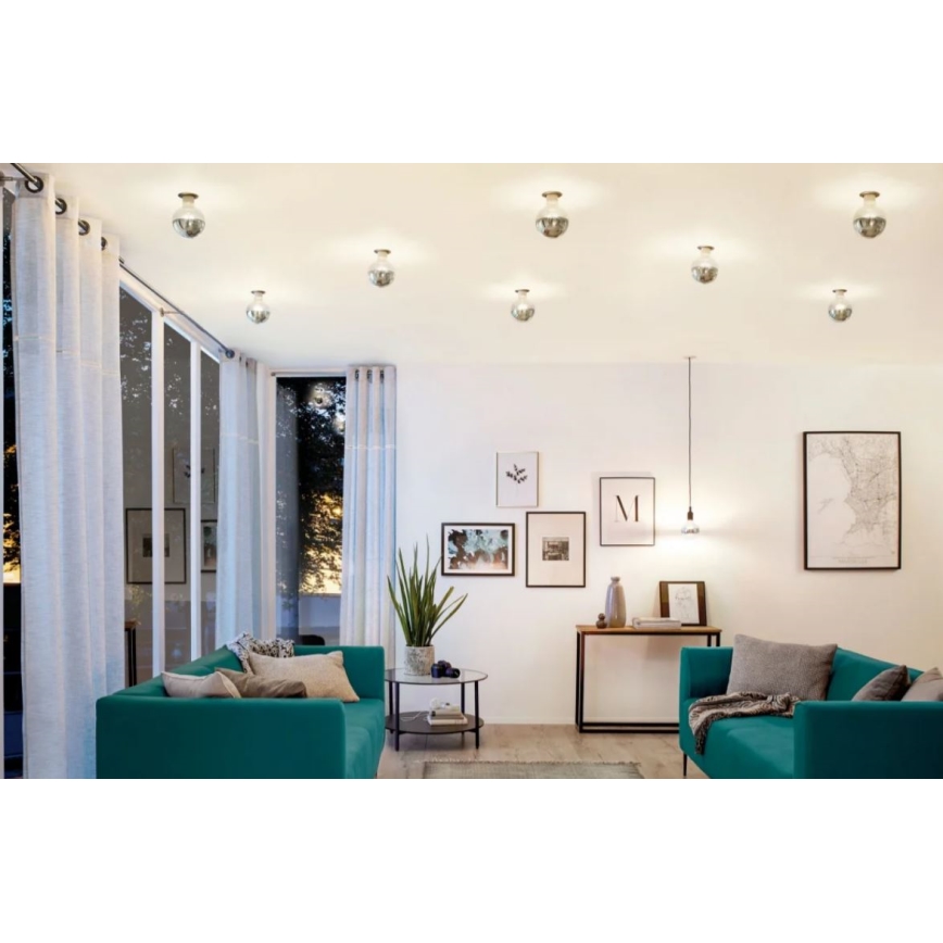 LED Dimmable bulb with a mirror cap GLOBE E27/6,5W/230V - Paulmann 28673