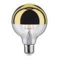 LED Dimmable bulb with a mirror spherical cap GLOBE G95 E27/6,5W/230V 2700K gold - Paulmann 28675