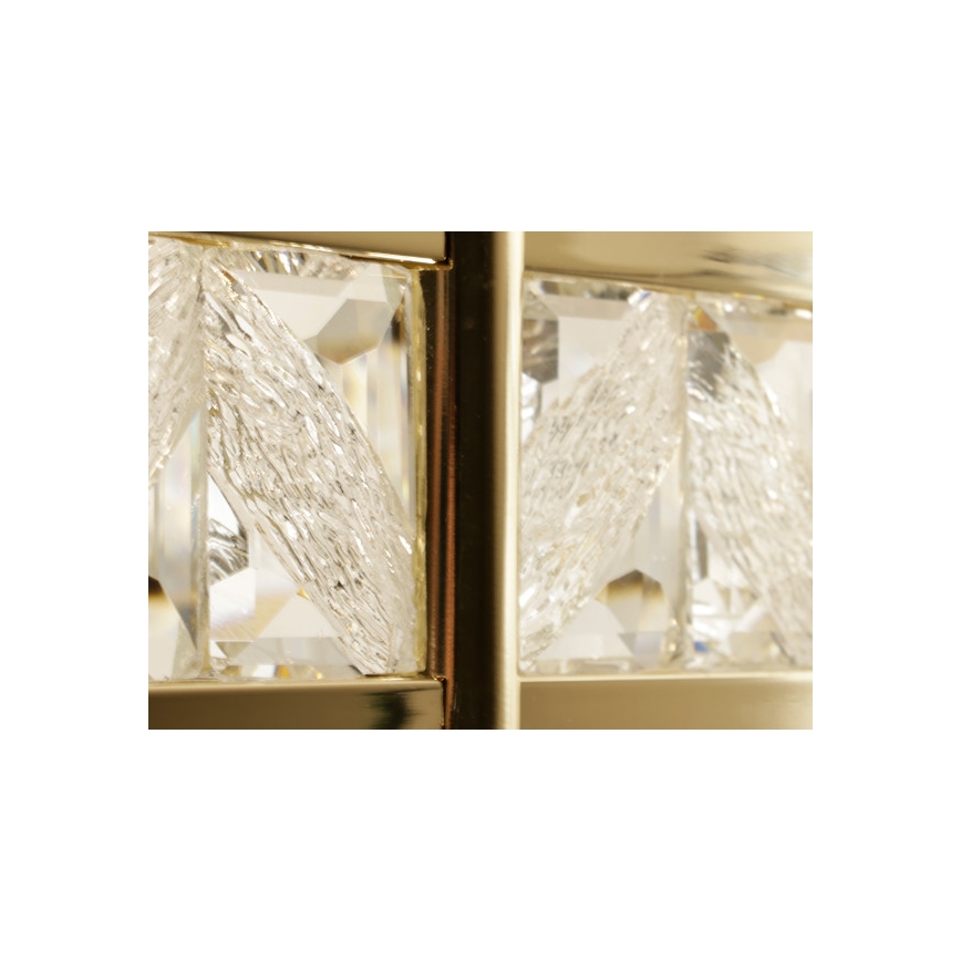 ENRIQUE Dimmable LED Crystal Chandelier Suspended on Cable LED/40W//230V 3000-6000K dia. 60 cm + Remote Control