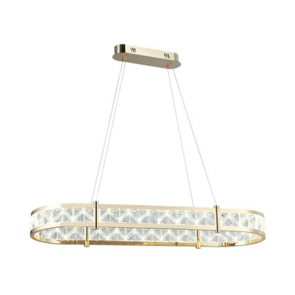 LED Dimmable crystal chandelier on cable ENRIQUE LED/50W//230V 3000-6000K + remote control