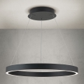 LED Dimmable Cable Pendant KOLK LED/60W/230V 2700/3000/4000K Ø 60 cm Black