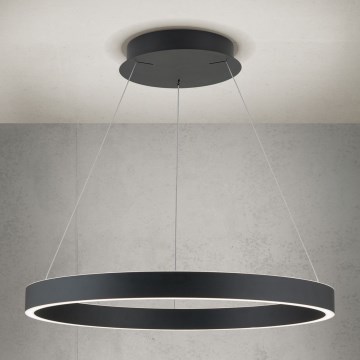 LED Dimmable Cable Pendant KOLK LED/60W/230V 2700/3000/4000K Ø 60 cm Black