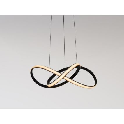 Dimmable LED cable-hung pendant light LED/65W/230V 3000-6500K Ø 49 cm + remote control