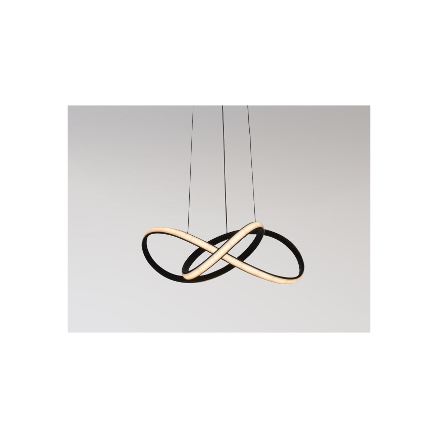 Dimmable LED cable-hung pendant light LED/65W/230V 3000-6500K Ø 49 cm + remote control