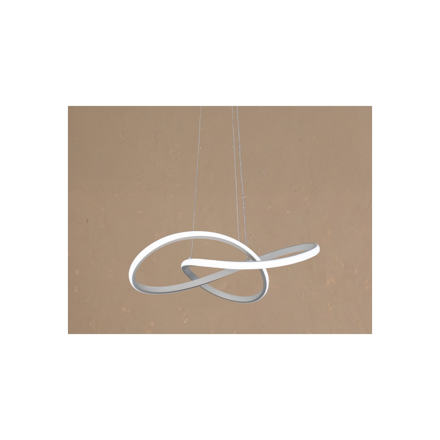 LED Dimmable Cable-Suspended Pendant Light LED/65W/230V 3000-6500K Ø49 cm + Remote Control