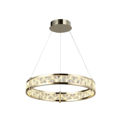 ENRIQUE Dimmable LED Crystal Chandelier on Cable, LED/55W/230V, 3000–6000K, Ø 80 cm + Remote Control