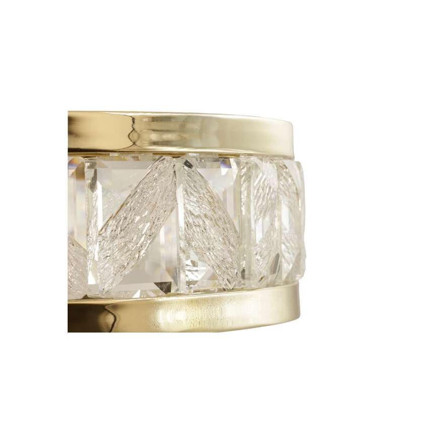 ENRIQUE Dimmable LED Crystal Chandelier on Cable, LED/55W/230V, 3000–6000K, Ø 80 cm + Remote Control