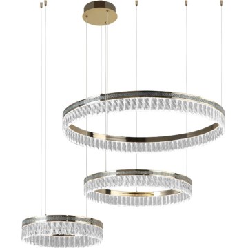 LED Dimmable Cable-Suspended Crystal Chandelier THALIA LED/120W/230V 3000-6000K + remote control