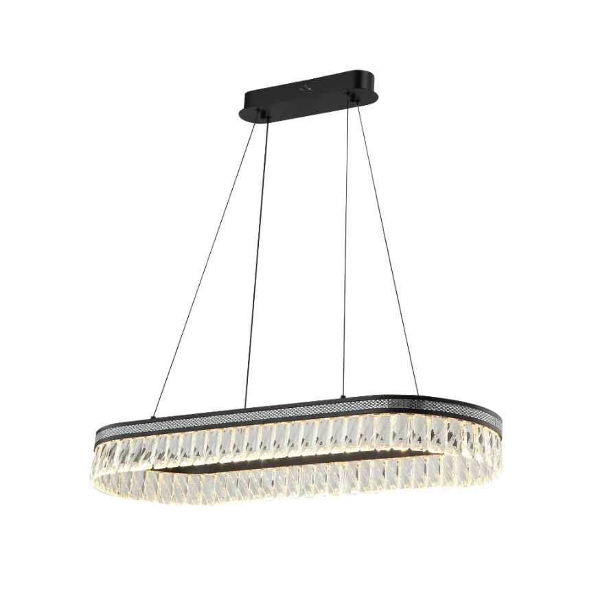 Dimmable LED Crystal Chandelier on Cable THALIA LED/50W/230V 3000-6000K + Remote Control