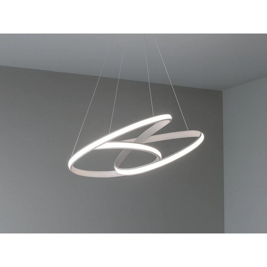 LED Dimmable Cable-Suspended Pendant Light LED/85W/230V 3000-6500K Ø 49 cm + Remote Control