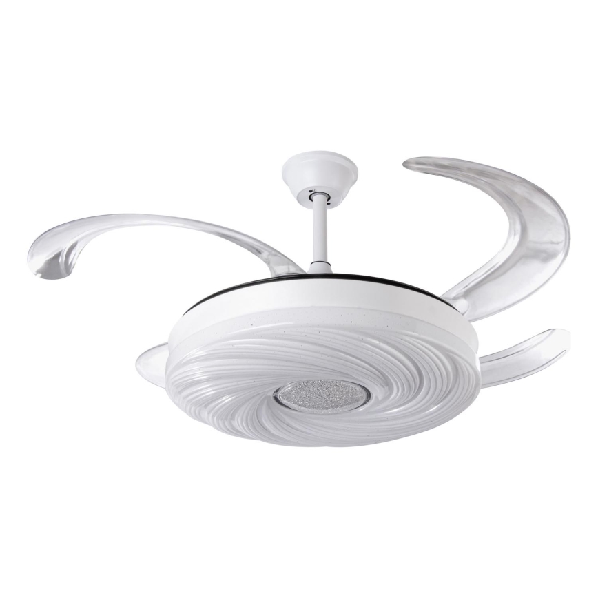 LED Dimmable ceiling fan LED/60W/230V 3000-6000K d. 50 cm white + remote control