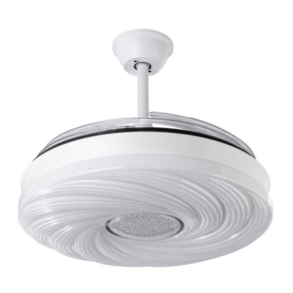 LED Dimmable ceiling fan LED/60W/230V 3000-6000K d. 50 cm white + remote control