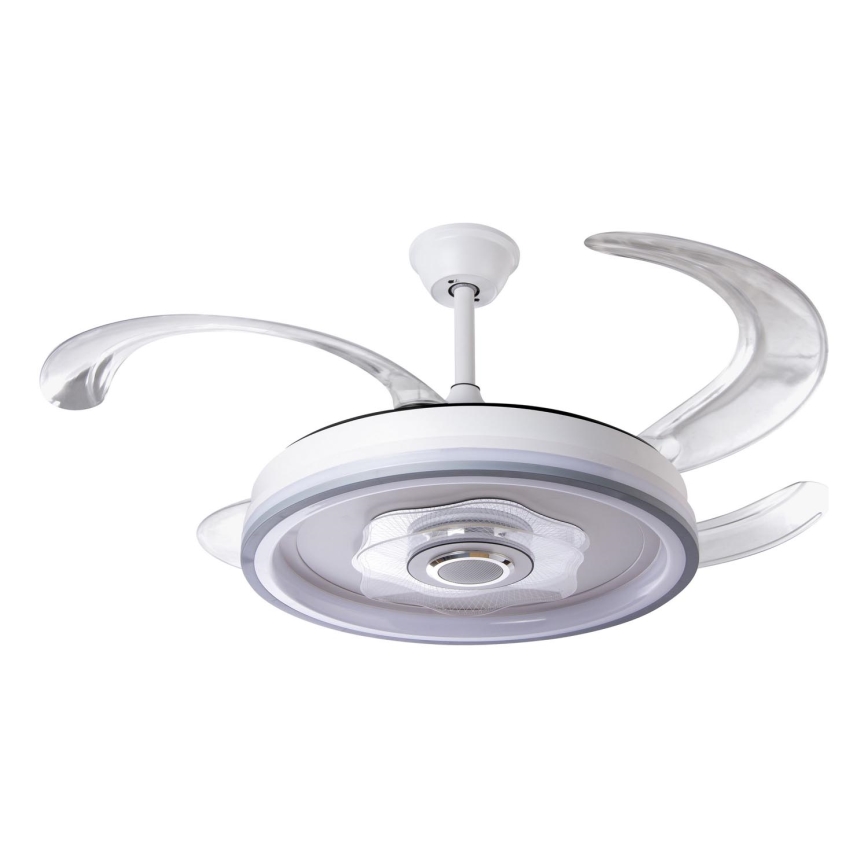 LED Dimmable ceiling fan LED/70W/230V 3000-6000K d. 50 cm white + remote control