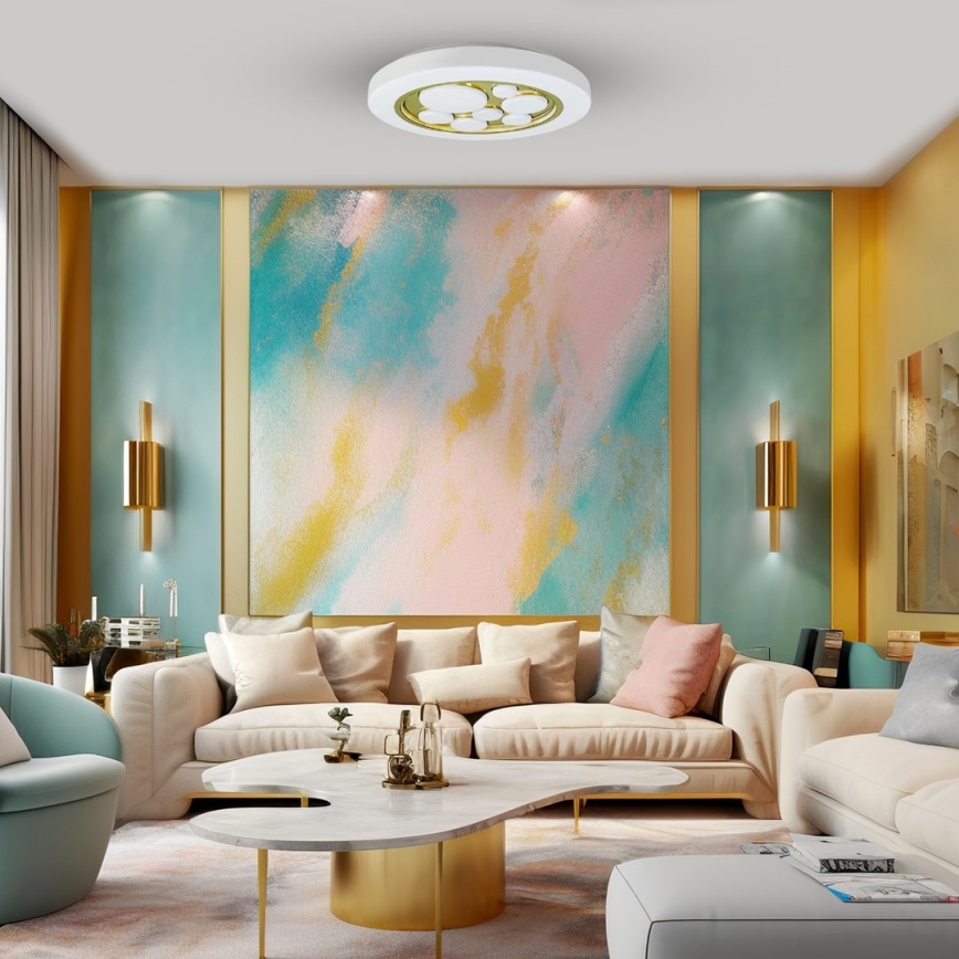 LED Dimmable ceiling light BUBBLES LED/30W/230V 3000-6000K + remote control