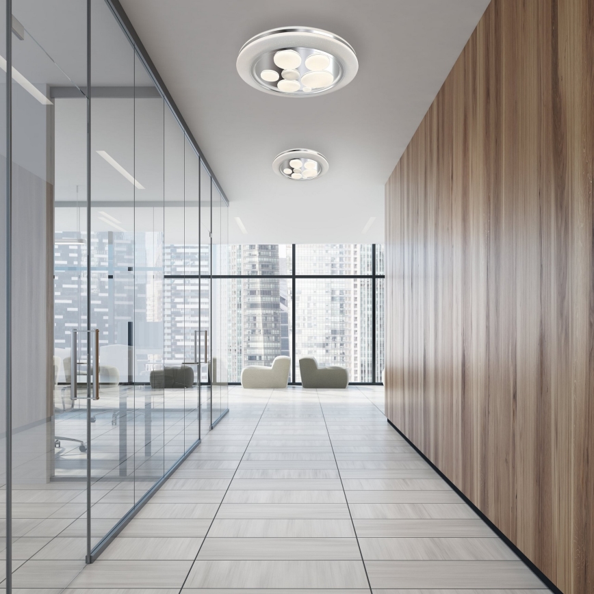LED Dimmable ceiling light BUBBLES LED/48W/230V + remote control