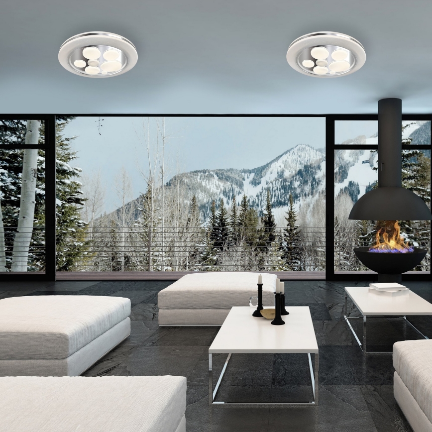 LED Dimmable ceiling light BUBBLES LED/48W/230V + remote control