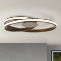 LED Dimmable ceiling light CIRCUS LED/30W/230V brown/patina
