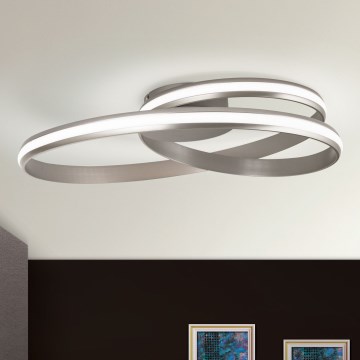 LED Dimmable ceiling light CIRCUS LED/30W/230V silver