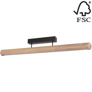 LED Dimmable ceiling light CONOR LED/34,5W/230V oak – FSC certified