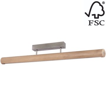 LED Dimmable ceiling light CONOR LED/34,5W/230V oak – FSC certified
