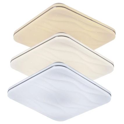 LED Dimmable ceiling light DESERT LED/72W/230V + remote control