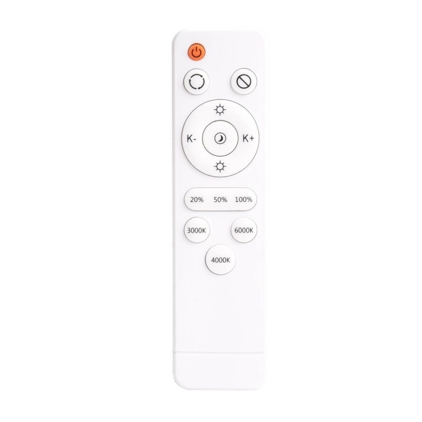LED Dimmable ceiling light DESERT LED/72W/230V + remote control