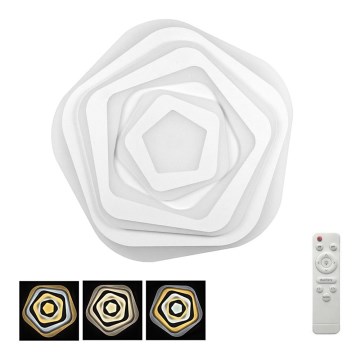 LED Dimmable ceiling light DRAGO LED/80W/230V 2700-6500K + remote control