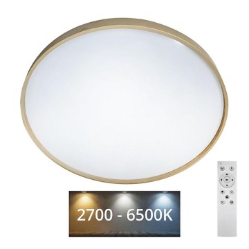 LED Dimmable ceiling light DRINA LED/36W/230V 2700-6500K d. 50 cm + remote control