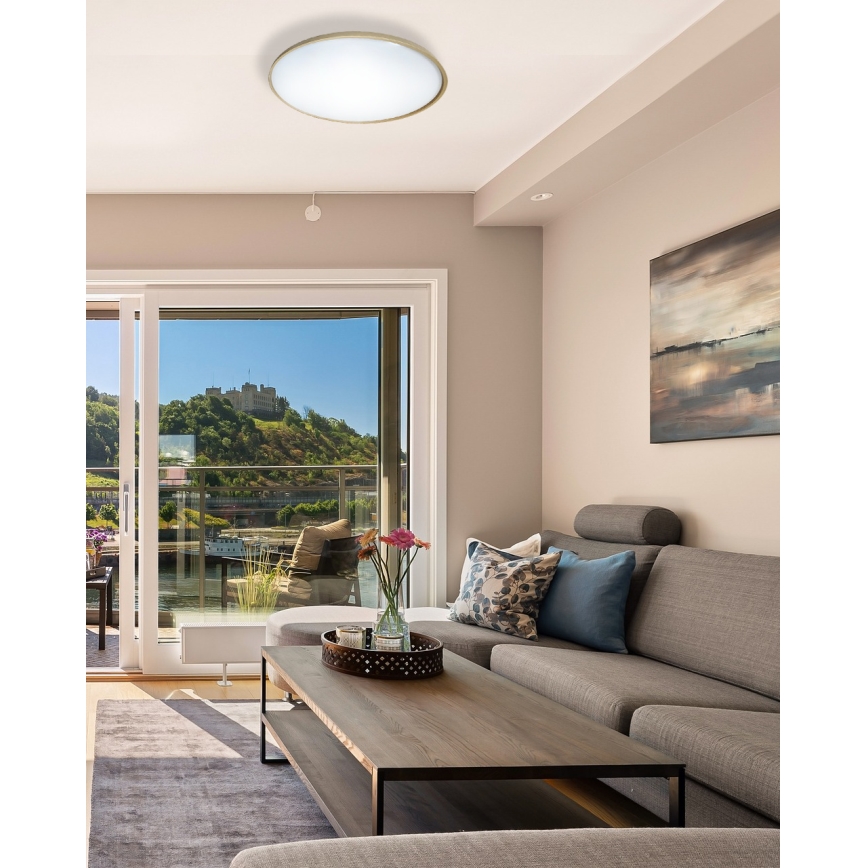 LED Dimmable ceiling light DRINA LED/36W/230V 2700-6500K d. 50 cm + remote control