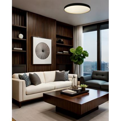 LED Dimmable ceiling light EBRO LED/36W/230V 2700-6500K d. 50 cm + remote control