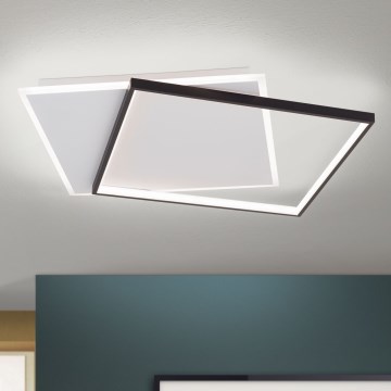LED Dimmable ceiling light EMANUEL LED/50W/230V white/black