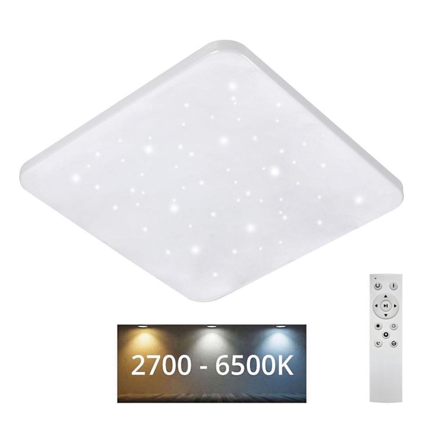 LED Dimmable ceiling light FLORA LED/36W/230V 2700-6500K 43x43 cm + remote control