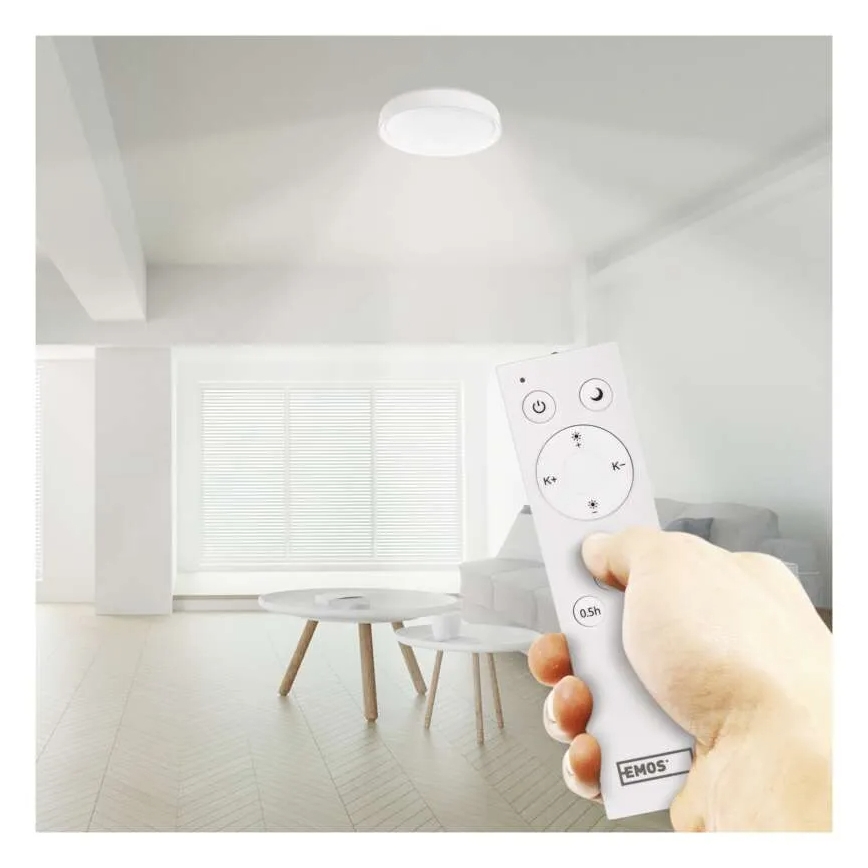 LED Dimmable ceiling light GoSmart LED/45W/230V d. 50 cm 2700-6500K Wi-Fi Tuya + remote control