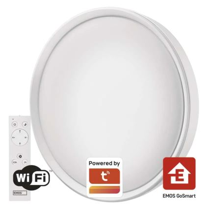 LED Dimmable ceiling light GoSmart LED/45W/230V d. 50 cm 2700-6500K Wi-Fi Tuya + remote control