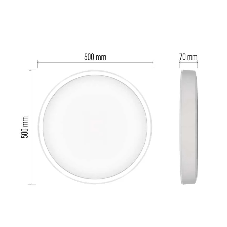LED Dimmable ceiling light GoSmart LED/45W/230V d. 50 cm 2700-6500K Wi-Fi Tuya + remote control