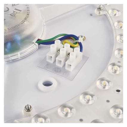 ILVI Dimmable LED Ceiling Light LED/30W/230V 2700-6500K Ø 40 cm White/Beige + Remote Control