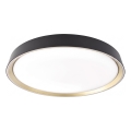 LED Dimmable Ceiling Light ILVI LED/45W/230V 2700-6500K Ø 50 cm Black/Brass + Remote Control