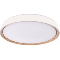 LED Dimmable Ceiling Light ILVI LED/45W/230V 2700-6500K Ø 50 cm White/Beige + Remote Control