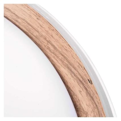 LED Dimmable Ceiling Light ILVI LED/45W/230V 2700-6500K Ø 50 cm White/Beige + Remote Control