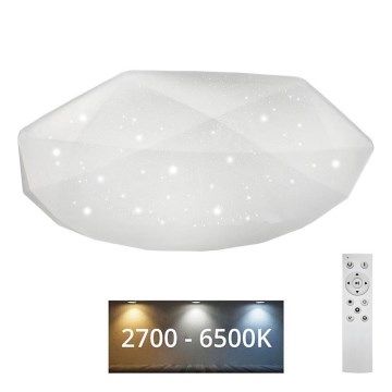 LED Dimmable ceiling light INDUS LED/60W/230V 2700-6500K d. 58 cm + remote control