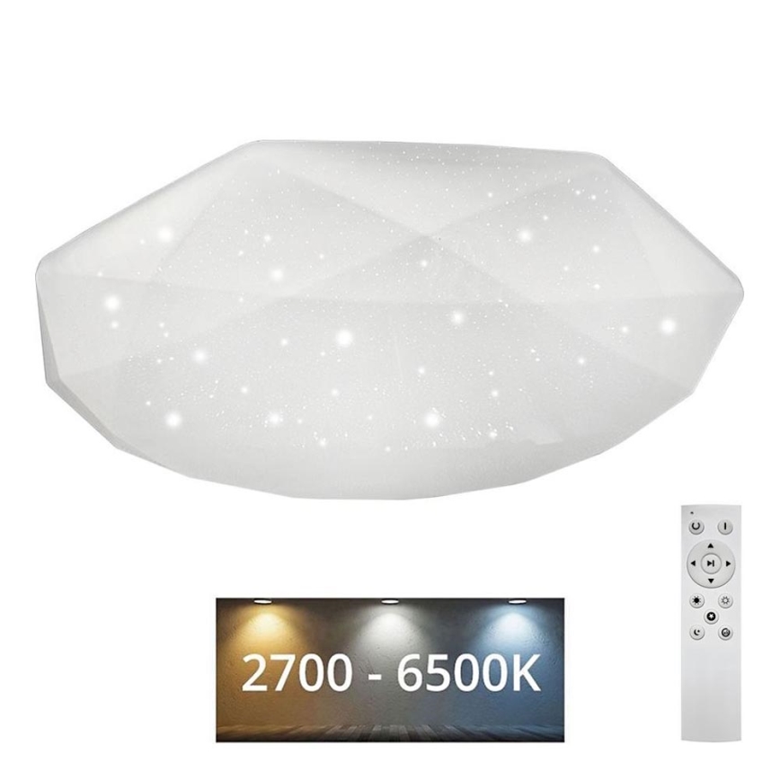 LED Dimmable ceiling light INDUS LED/60W/230V 2700-6500K d. 58 cm + remote control