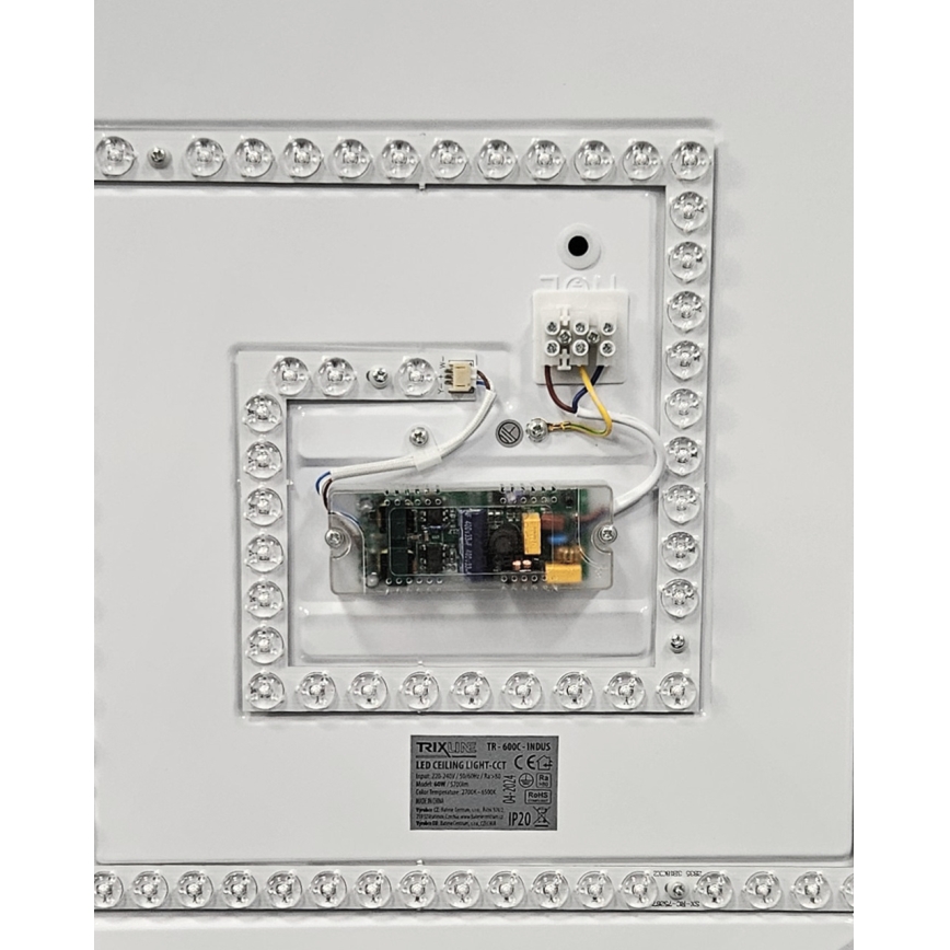 LED Dimmable ceiling light INDUS LED/60W/230V 2700-6500K d. 58 cm + remote control