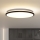 LED Dimmable ceiling light JAMIL LED/48W/230V 3000-6500K black + remote control