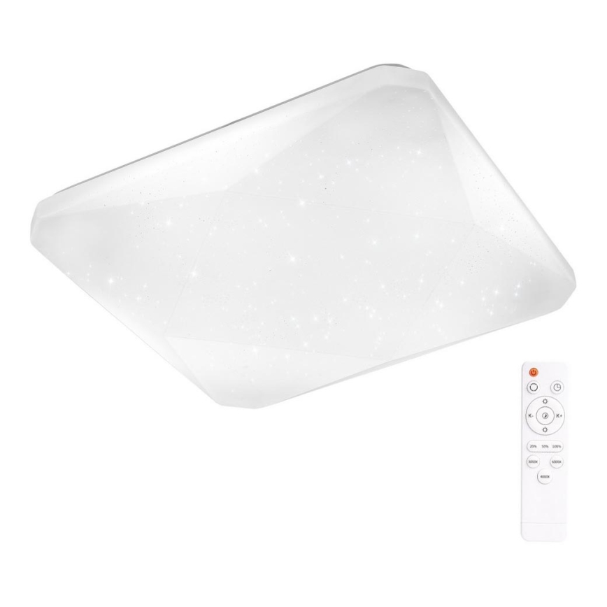 LED Dimmable ceiling light KASTOR with remote controller LED/72W/230V