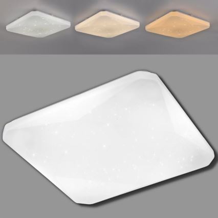 LED Dimmable ceiling light KASTOR with remote controller LED/72W/230V