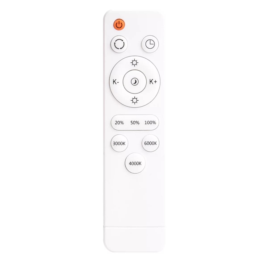 LED Dimmable ceiling light KASTOR with remote controller LED/72W/230V