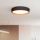 LED Dimmable ceiling light LARIOS LED/48W/230V 3000-6500K d. 39 cm black + remote control