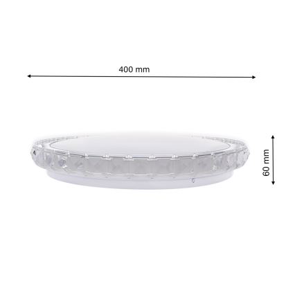 Dimmable LED Ceiling Light LAYLA LED/26W/230V + Remote Control