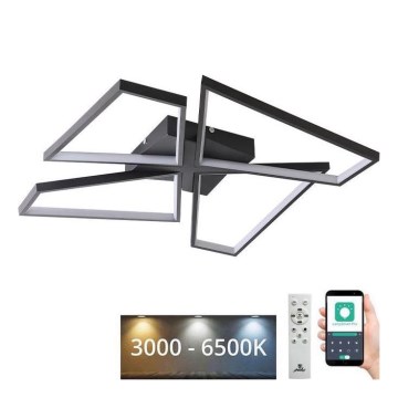 LED Dimmable ceiling light LED/115W/230V 3000-6500K black + remote control