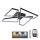 LED Dimmable ceiling light LED/115W/230V 3000-6500K black + remote control